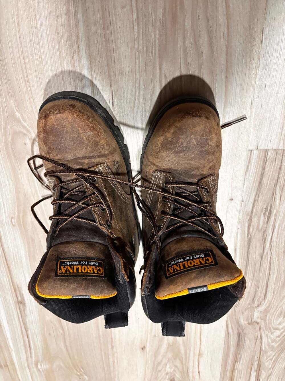 Carolina CA1626 Size 7.5 M Brown Leather Composite Toe Work Boots